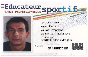Carte professionnelle Pascal Cottinet